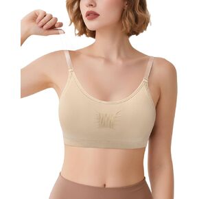iMucci Clear Strap Bra Professional Dance Bra NO Sponge Invisible Ballet Bra in Kuwait