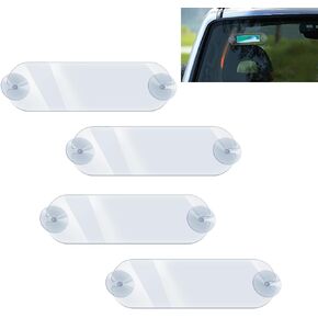2PCS EZ Pass Holder, Transponder Holder, EZ Pass Velcro Strips with Adhesive and Strong Suction Cups, Toll Pass Windshield Mount Easy to Install and Remove, Universal for All Major Toll Passes in Saudi Arabia
