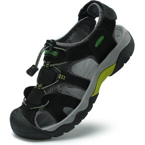 صندل الرياضة الجلدية للرجال للرجال مغلقين في نهاية الهواء الطلق الرياضي غير الرسمي الصنادل المشي أحذية المياه الصيفية الصياد المصنوعة يدويا in Kuwait