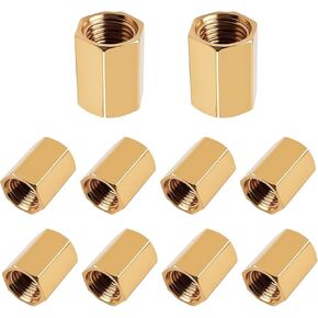 10PCS 3/16 Brake Line Fittings,Anti-rust Brake Line Union with 3/8"-24 Precision Thread for Double Flaring Brakes Lines,Brakes Lines Adapter Fittings for Automotive & Truck Repair in Kuwait