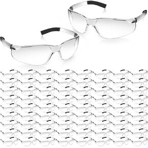 150 قطعة من نظارات السلامة الشفافة/الملونة نظارات واقية للاستخدام الداخلي والخارجي للنساء والرجال وبناء مختبر العمل in Kuwait