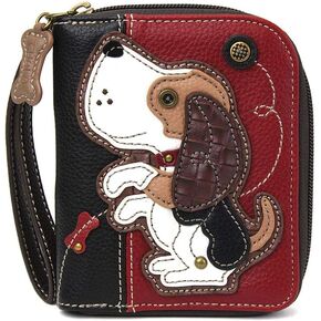 Chala Handbags Dog Zip-Around Wristlet Wallet - Dog Mom, Dog Lover in Kuwait