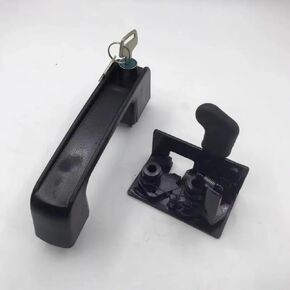 Door Lock Excavator Cab Block Outer Puller Assembly, Compatible with Foton Lovol FR65 80, Replacement Part (Outside Handle) in Kuwait