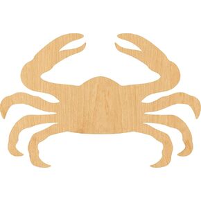 Crab Laser Cut Out Wood Shape Craft Supply - 4 Inch in Saudi Arabia
