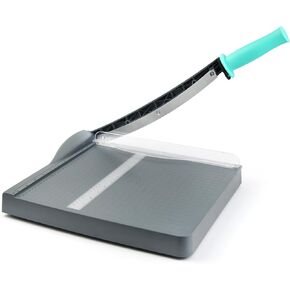 قاطعة ورق مقصلة، قاطعة ورق A4، أداة تشذيب ورق شديدة التحمل مع واقي أمان، لوح تقطيع بطول 12 بوصة، سعة 16 ورقة، للبطاقات والصور وسجلات القصاصات والمكتب والفصول الدراسية in Kuwait