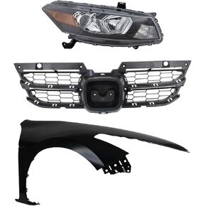 Replacement Headlight Kit fits Honda Accord 2012 EX/EX-L LX-S Coupe Passenger Side 2.4L I4 (2012) in Kuwait