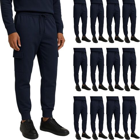 BILLIONHATS بنطال رياضي Cargo Jogger للرجال، بألوان وأحجام متنوعة من S M L XL 2XL، رائع للتبرعات للملاجئ المتشردة in Kuwait