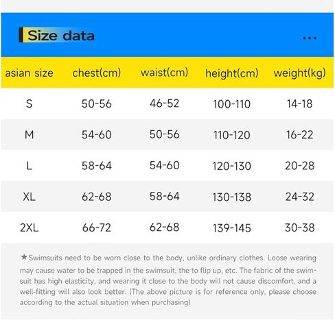 ملابس سباحة للأولاد بأكمام طويلة من قطعة واحدة، سحاب أمامي بعامل حماية من الأشعة فوق البنفسجية 50+، بدلات استحمام (الولايات المتحدة، ألفا، XX-Large، كحلي) in Kuwait