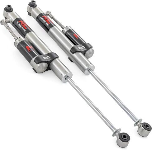Rough Country M1R Monotube Rear Shocks with External Reservoir for Jeep Wrangler JL (2021–2024) & Wrangler Unlimited (2018-2025) w/0-1" Lift - 2-Pack in Saudi Arabia