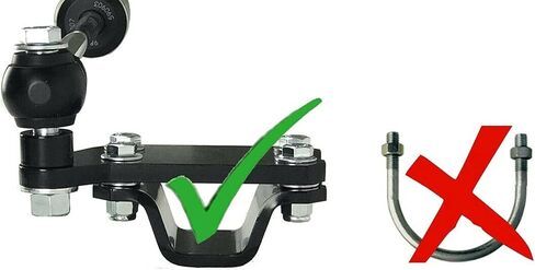 Dual Steering Stabilizer Kit made in the USA with USA Steel and CUSTOM ORDERED Bilstein Cylinders compatible w/ 2017-2022 Ford F250/F350 Super Duty 4WD Mfg by Stryker Off Road Design in Saudi Arabia
