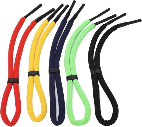 Alomejor Floating Sport Glasses Strap Prevent Loss 5Pcs Set for Motorboats, Nylon Floating Sunglass Strap for Sailing, 5 Colors in Saudi Arabia