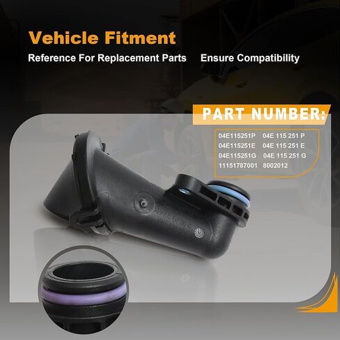 04E115251P Engine Oil Pump Inlet Pipe/Pickup Pipe EA211 1.4T Compatible with Audi A3 Q2 Q3 VW Golf Jetta Passat Tiguan CC Scirocco Beetle Arteon 04E115251E 04E115251G in Kuwait