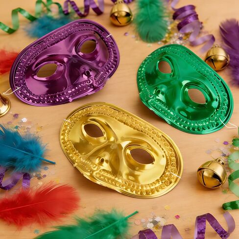 Mardi Gras Masks Bulk 24pcs/12pcs Masquerade Mask with Band Mardi Gras Mask for Men Women Mardi Gras Decor Cosplay in Saudi Arabia