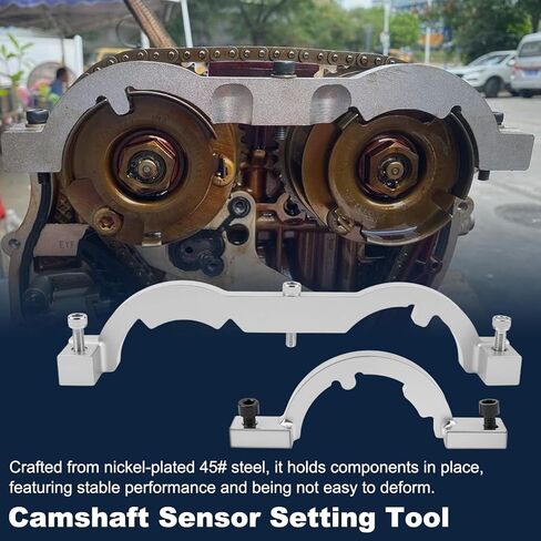 مجموعة أدوات سلسلة توقيت المحرك، مجموعة قفل محاذاة عمود الحدبات من الدرجة الممتازة، عالمية دقيقة لمحركات Vau/x/ha/ll، O/pe/l، Che/v/y Cr/u/ze، Che/v/Role/t، 2009-2020 1.0/1.2/1.4L in Kuwait
