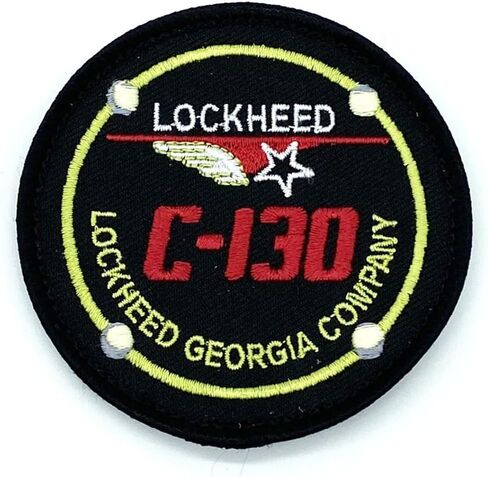 Lockheed Martin® C-130 Hercules® Yoke Patch - ظهر بلاستيكي، مرخص رسميًا، 3 بوصة in Kuwait