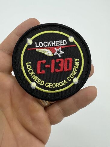 Lockheed Martin® C-130 Hercules® Yoke Patch - ظهر بلاستيكي، مرخص رسميًا، 3 بوصة in Kuwait