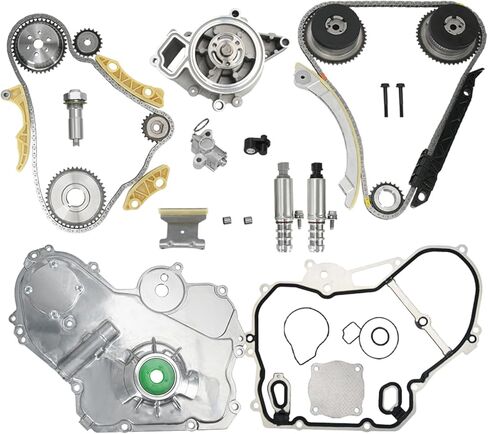 مجموعة سلسلة توقيت المحرك 94201S لسيارة Chevy Cobalt Captiva Equinox Malibu HHR، Buick LaCrosse Regal Verano، GMC Terrain SAAB Pontiac Saturn 2.0 2.2 2.4L Ecotec استبدال 9-4201S 9-4201SX in Kuwait