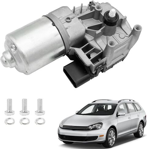 محرك ممسحة الزجاج الأمامي متوافق مع فولكس فاجن، Eos، GTI، Golf، Jetta، Rabbit، R32 - محرك ممسحة السيارة 1K1955119E 3C1955119 1Q1955119C R32 1.9L 2.0L 2.5L 3.2L in Saudi Arabia