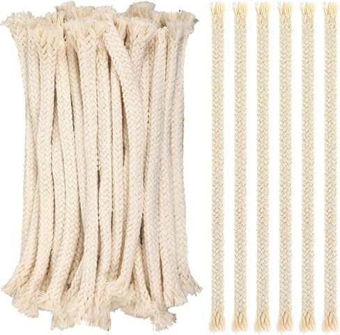 40pcs Kerosene Heater Wick, 1/4" Round Lamp Wick, Cotton Wicks for Oil Lamps Alcohol Candle Burner,Lampberger Kerosene Lamp, Oil Lantern in Saudi Arabia