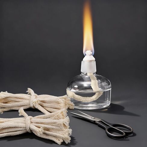 40pcs Kerosene Heater Wick, 1/4" Round Lamp Wick, Cotton Wicks for Oil Lamps Alcohol Candle Burner,Lampberger Kerosene Lamp, Oil Lantern in Saudi Arabia