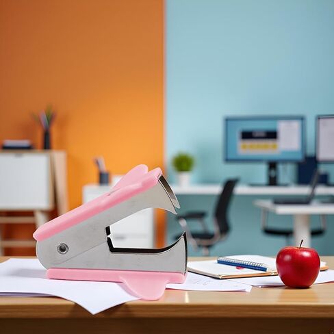 3 قطع من مزيلات الدبابيس الوردية - سحّابات دبابيس بلاستيكية حديثة بمقابض مضادة للانزلاق | أدوات إزالة الدباسة سهلة الإمساك للطلاب والمعلمين | مثالي للاستخدام في المنزل والمدرسة والمكتب in Kuwait