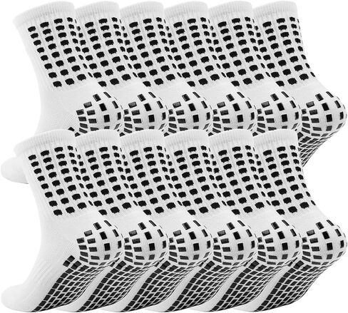 2/6 أزواج من جوارب كرة القدم للأطفال مبطنة وغير قابلة للانزلاق للشباب لكرة القدم وكرة السلة الرياضية in Kuwait