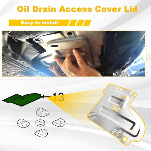 74114-T0A-A00 Oil Drain Access Cover Lid Fit for Honda CR-V 2012-2014 in Saudi Arabia