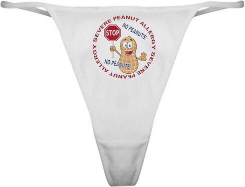 ملابس داخلية رفيعة كلاسيكية لحساسية الفول السوداني الشديدة من CafePress، سراويل داخلية نسائية in Kuwait
