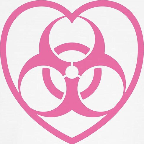 ملابس داخلية كلاسيكية من CafePress باللون الوردي Biohazard Heart، سراويل داخلية نسائية in Kuwait