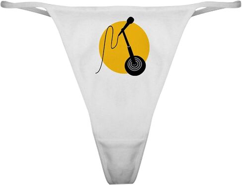 CafePress Stage Microphone Classic Thong Underwear, Womens Panties in Saudi Arabia