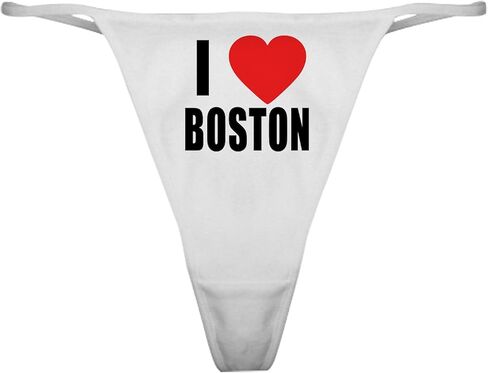CafePress I HEART BOSTON Classic Thong Underwear, Womens Panties in Saudi Arabia