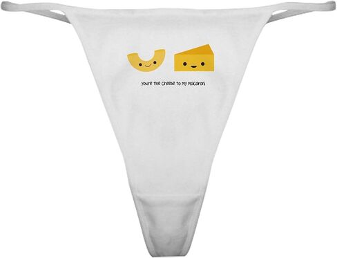CafePress Macaroni And Cheese Classic Thong Underwear, Womens Panties in Saudi Arabia