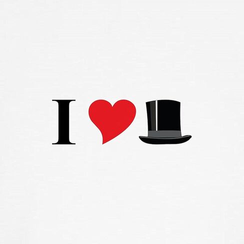 CafePress I Love Tophats ملابس داخلية كلاسيكية رفيعة، سراويل داخلية نسائية in Saudi Arabia
