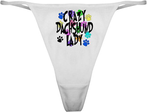 ملابس داخلية كلاسيكية رفيعة للكلاب من CafePress Wedding Dachshunds، سراويل داخلية نسائية in Kuwait