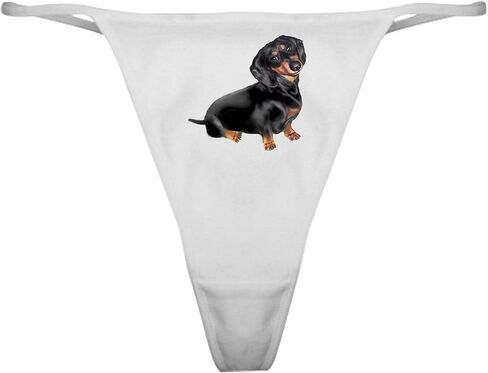 ملابس داخلية كلاسيكية رفيعة للكلاب من CafePress Wedding Dachshunds، سراويل داخلية نسائية in Kuwait