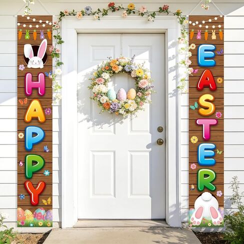 Ramadan Mubarak Door Banner Eid Mubarak Porch Sign Banner Islamic Hanging Door Decoration Muslim Ramadan Kareem Wall Decor Eid Decorations for Home Outdoor Indoor Party Favor Supplies Blue Gold in Saudi Arabia