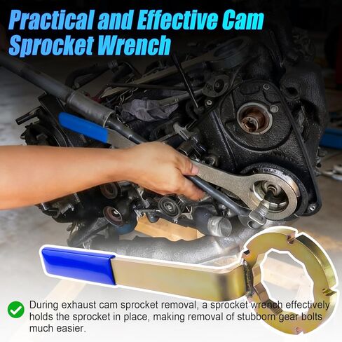 STD Intake/Exhaust Cam Sprocket Wrench Tool for Subaru Impreza WRX STI, Forester XT, Legacy GT, Outback XT, Saab 9-2X, Baja Spline Camshaft Pulley Holder 2 in 1 in Saudi Arabia