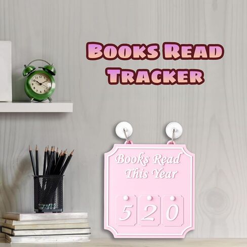 عداد الكتب التي قرأتها هذا العام، علامة الكتب التي قرأتها هذا العام، الكتب التي قرأتها علامة هذا العام، تتبع تقدمك في القراءة، تزيين مكتبتك المنزلية، هدية مثالية لديدان الكتب in Kuwait