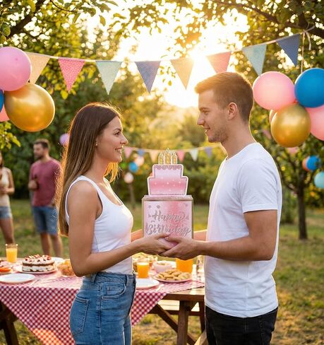 صندوق نقود عيد الميلاد، صندوق نقود مفاجأة عيد الميلاد لصناديق سحب الأموال مع ملصقات DIY وبطاقة الحفلات، ذهبي وردي وردي لأي عمر للنساء والفتيات، عرض هدايا نقدية ممتعة لأعياد الميلاد in Kuwait