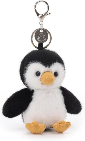 Apricot Lamb Paul Penguin Cute Keychain, Soft Stuffed Plush Toy Keyring for Kids' Backpack, Purse, 4 Inches in Saudi Arabia