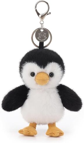 Apricot Lamb Paul Penguin Cute Keychain, Soft Stuffed Plush Toy Keyring for Kids' Backpack, Purse, 4 Inches in Saudi Arabia