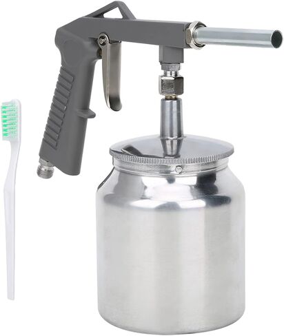 Joyzan Air Spray with Cup, HVLP Spraying Feed Paint Aluminum Professional Pneumatic Automotive Sprayer Kit with Clean Brush for Auto Car Prime Wall Door Furniture Surface 750ML Capacity in Saudi Arabia