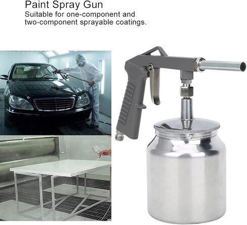 Joyzan Air Spray with Cup, HVLP Spraying Feed Paint Aluminum Professional Pneumatic Automotive Sprayer Kit with Clean Brush for Auto Car Prime Wall Door Furniture Surface 750ML Capacity in Saudi Arabia