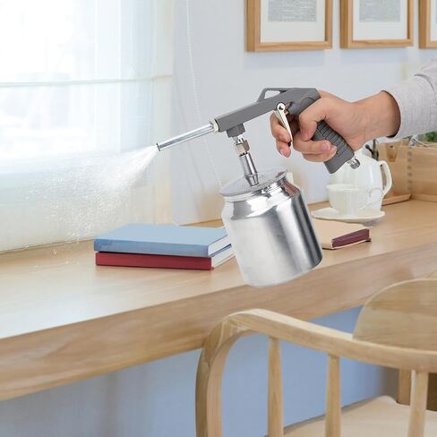 Joyzan Air Spray with Cup, HVLP Spraying Feed Paint Aluminum Professional Pneumatic Automotive Sprayer Kit with Clean Brush for Auto Car Prime Wall Door Furniture Surface 750ML Capacity in Saudi Arabia