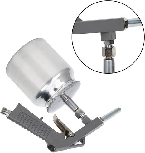 Joyzan Air Spray with Cup, HVLP Spraying Feed Paint Aluminum Professional Pneumatic Automotive Sprayer Kit with Clean Brush for Auto Car Prime Wall Door Furniture Surface 750ML Capacity in Saudi Arabia