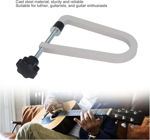 Guitar Bridge Clamp, Classical, Cast Steel U Shape Repair Maintenance Tool for Luthier Guitarist(R257 Grey) in Saudi Arabia