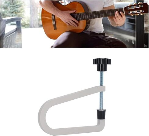 Guitar Bridge Clamp, Classical, Cast Steel U Shape Repair Maintenance Tool for Luthier Guitarist(R257 Grey) in Saudi Arabia