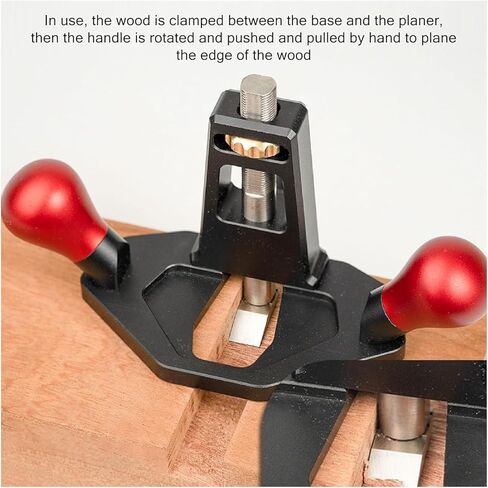 Router Plane Handheld Woodworking Tool, Portable Trimming, Hand Planer for, Crafts Production, Wooden Furniture Repair(Black) in Saudi Arabia