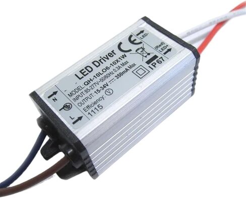 5 قطعة 6-10x1 واط 10 واط DC15-34V 280mA 300mA عالية الطاقة LED مقاوم للماء سائق IP67 تيار مستمر الألومنيوم LED التيار الكهربائي in Kuwait