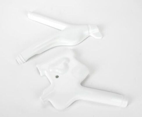 UFO Plastics Frame Guards White for Honda XR 600R 88-05 in Saudi Arabia